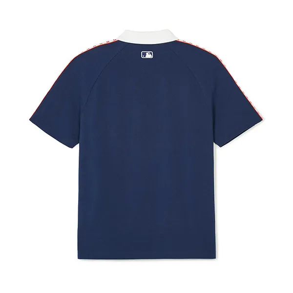 Áo Polo MLB Monogram Boston Red Sox 3APQM0343-43NYS Màu Xanh Navy Size M - Thời trang - Vua Hàng Hiệu