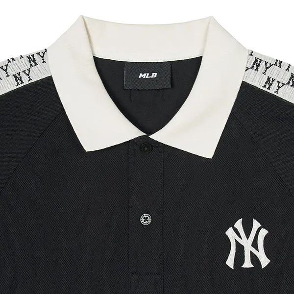 Áo Polo MLB New York Yankees 3APQM0343-50BKS Màu Đen Size M - Thời trang - Vua Hàng Hiệu