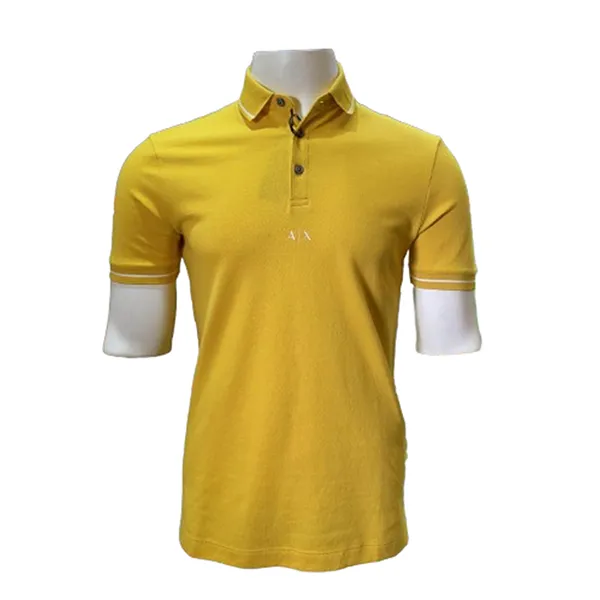 Áo Polo Nam Armani Exchange Shirt 7VZFLD ZJM5Z - GC03 Màu Vàng Size XS