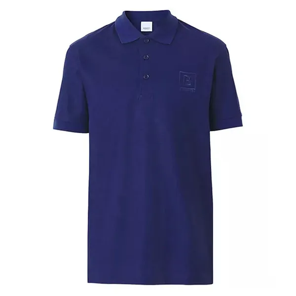 Áo Polo Nam Burberry Letter Graphic Cotton In Blue Navy 80530281 Màu Xanh Đậm - Thời trang - Vua Hàng Hiệu