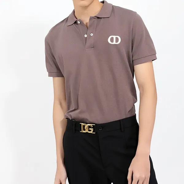 Áo Polo Nam Dior Dark Purple With Logo Embroidered 013J800A0373/771 Màu Tím - Thời trang - Vua Hàng Hiệu
