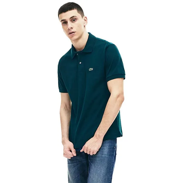 Áo Polo Nam Lacoste Slim Fit L.12.12 Short Sleeve Shirt Màu Xanh Lá Size 3 - Thời trang - Vua Hàng Hiệu