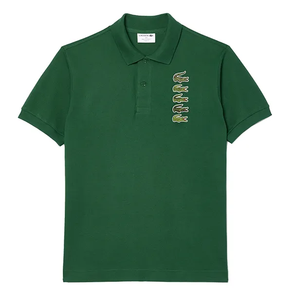 Áo Polo Nam Lacoste Croc Badge Pique Polo Shirt PH3474-51 Màu Xanh Green Size 3 - Thời trang - Vua Hàng Hiệu