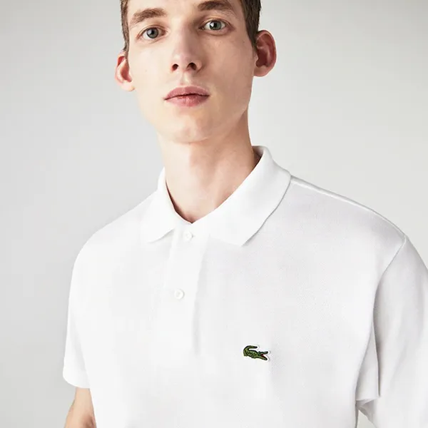 Áo Polo Nam Lacoste Men’s L.12.12 Màu Trắng Size M