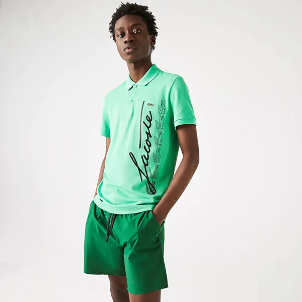Áo Polo Nam Lacoste Men's Regular Fit Signature Cotton Piqué Polo PH2087-51 Màu Xanh Size 3 - Thời trang - Vua Hàng Hiệu