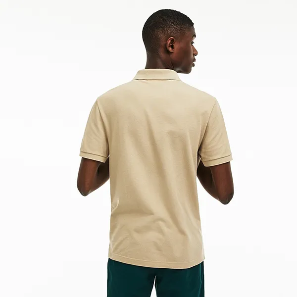 Áo Polo Nam Lacoste Men's Slim Fit Cotton Piquet Màu Nâu Nhạt Size 4 - Thời trang - Vua Hàng Hiệu