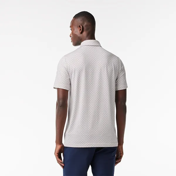 Áo Polo Nam Lacoste Printed In Recycled Polyester Polo Shirt DH5175-20 MBI Màu Trắng Họa Tiết Size 3 - Thời trang - Vua Hàng Hiệu