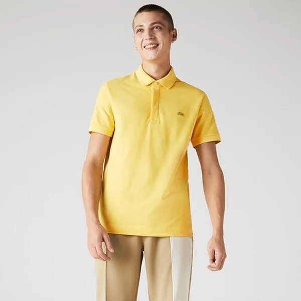 Áo Polo Nam Lacoste Regular Fit Smart Paris PH5522 Z0A Màu Vàng Size 2
