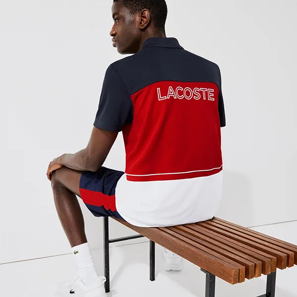 Áo Polo Nam Lacoste Sport Pique Colorblock DH0782 Phối Màu Size 2 - Thời trang - Vua Hàng Hiệu