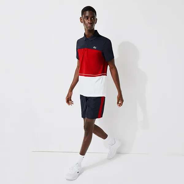 Áo Polo Nam Lacoste Sport Pique Colorblock DH0782 Phối Màu Size 2 - Thời trang - Vua Hàng Hiệu