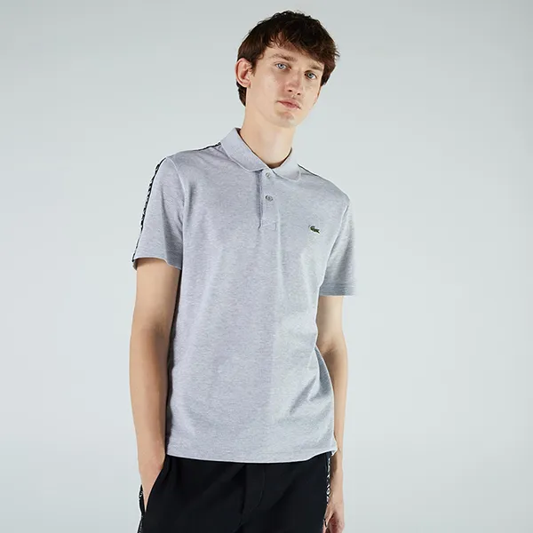 Áo Polo Nam Lacoste YH9042.CCA Short Sleeve Grey Màu Xám - Thời trang - Vua Hàng Hiệu