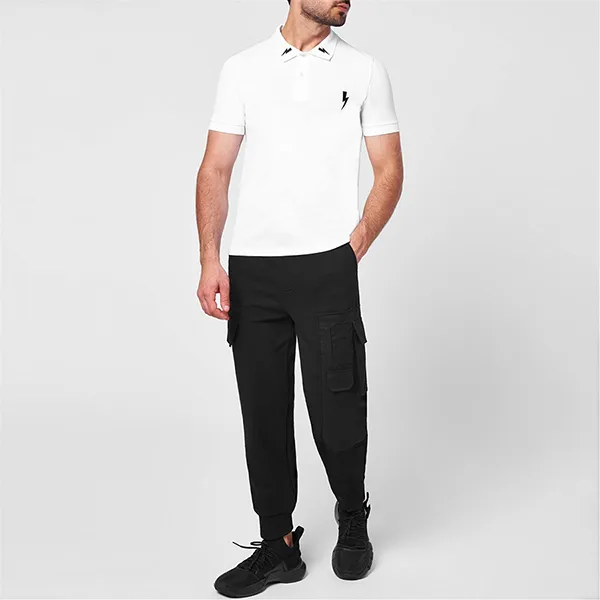 Áo Polo Nam Neil Barrett Polo Shirt Màu Trắng Size S