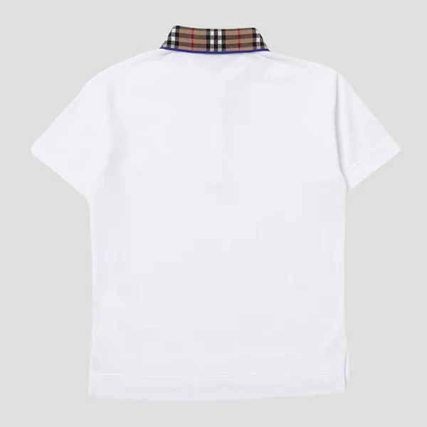 Áo Polo Nữ Burberry White With Logo Collar Printed 8073160 Màu Trắng - Thời trang - Vua Hàng Hiệu