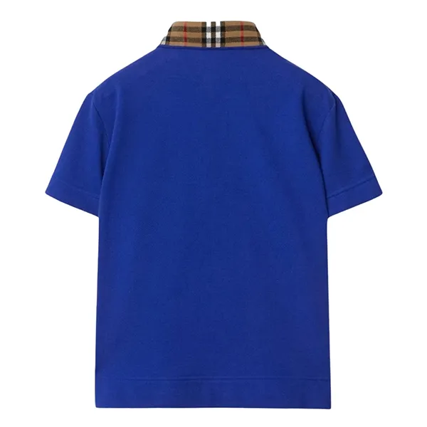 Áo Polo Nữ Burberry With Logo Collar Printed 8078570 Màu Xanh Đậm - Thời trang - Vua Hàng Hiệu