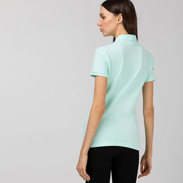 Áo Polo Nữ Lacoste Women's Slim Fit Stretch Cotton Piqué Shirt PF5462.NRE Màu Xanh Size 32 - Thời trang - Vua Hàng Hiệu