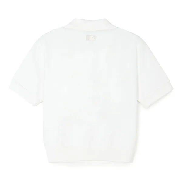 Áo Polo Nữ MLB Crop New York Yankees 3FPQH0243-50WHS Màu Trắng Size XS - Thời trang - Vua Hàng Hiệu