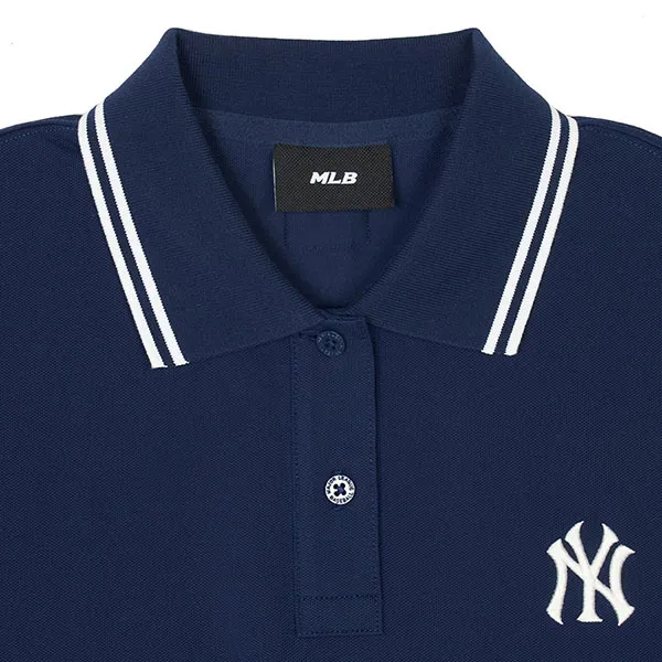 Áo Polo Nữ MLB New York Yankees 3FPQB0243-50NYS Màu Xanh Navy Size XS - Thời trang - Vua Hàng Hiệu