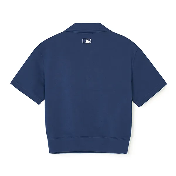 Áo Polo Nữ MLB Varsity Half Zip Up New York Yankees 3FRSV1843-43NYS Màu Xanh Navy