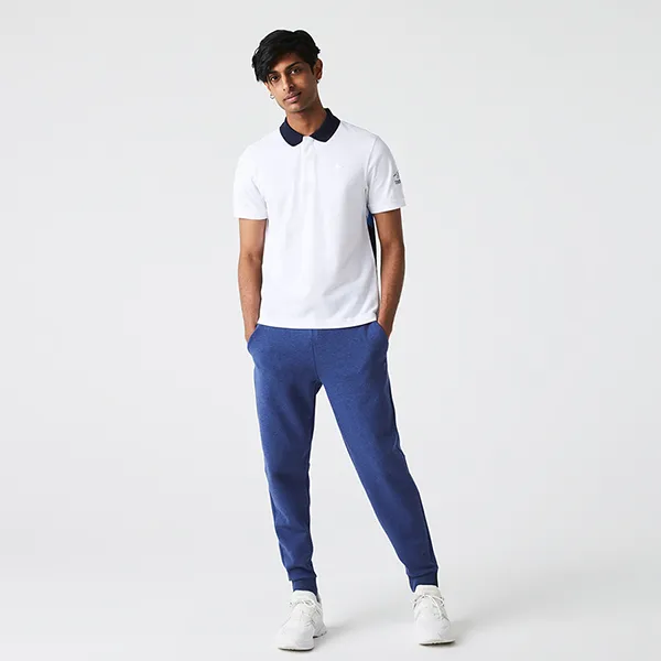 Áo Polo Unisex Lacoste Sport xThéo Curin Graphic Print Shirt PH8070-51 Màu Trắng Xanh Size 2 - Thời trang - Vua Hàng Hiệu