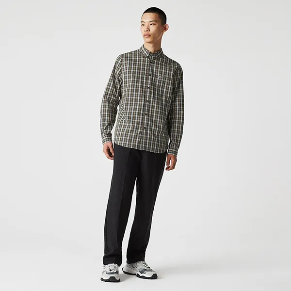Áo Sơ Mi Dài Tay Nam Lacoste Regular Fit CH3983 8L2 Kẻ Caro Phối Màu Size 38 - Thời trang - Vua Hàng Hiệu