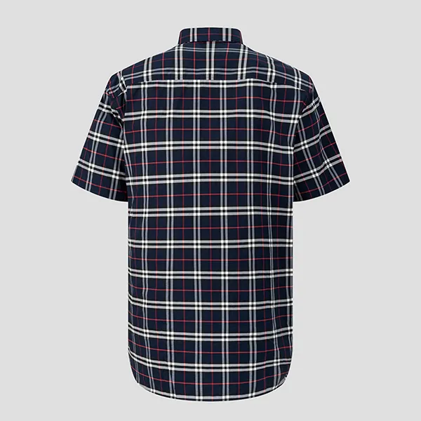 Áo Sơ Mi Nam Burberry Check Printed Short-Sleeve 8007182 Màu Xanh Navy Size S - Thời trang - Vua Hàng Hiệu