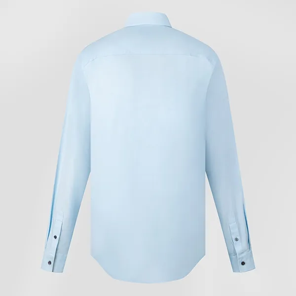 Áo Sơ Mi Nam Burberry Light Blue With Logo Embroidered 80667661 Màu Xanh Nhạt Size S - Thời trang - Vua Hàng Hiệu