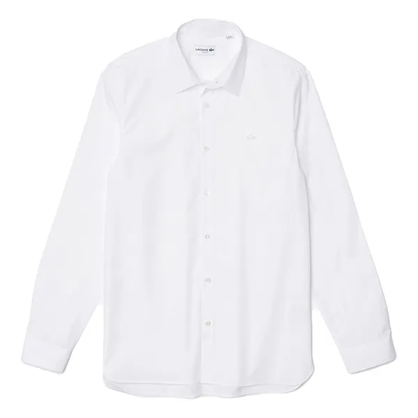 Áo Sơ Mi Nam Lacoste Camisa De Hombre Slim Fit CH8521-00-001 Màu Trắng Size 40 - Thời trang - Vua Hàng Hiệu