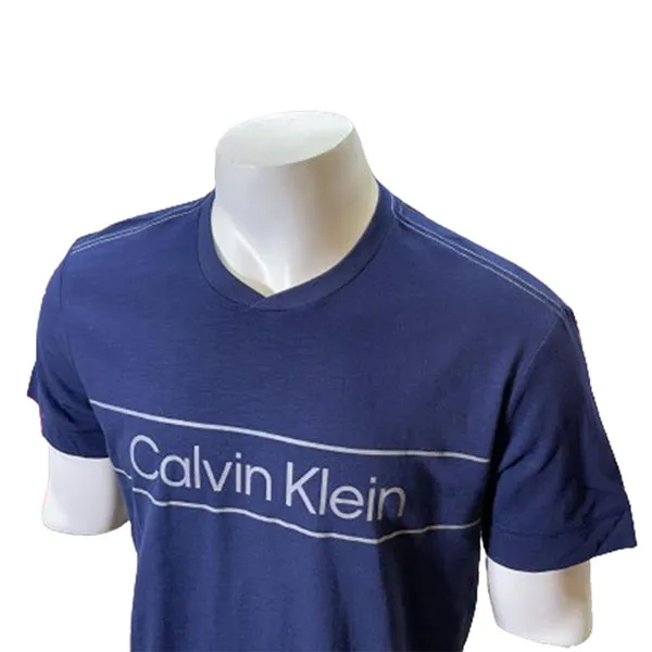Áo Thun Nam Calvin Klein CK Tshirt SP40591261 - GC05 Màu Xanh Size M - Thời trang - Vua Hàng Hiệu