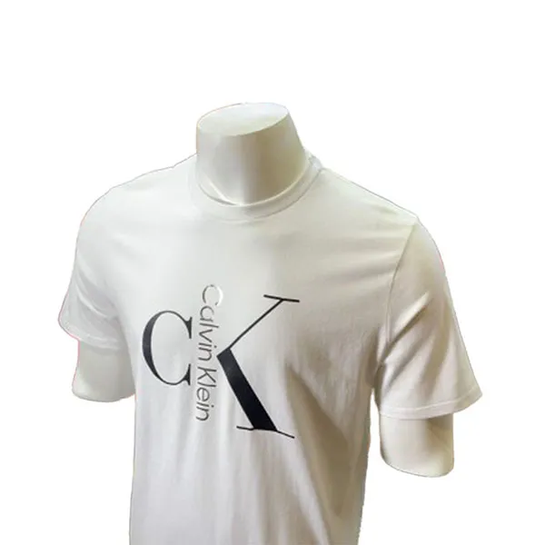Áo Thun Nam Calvin Klein CK Tshirt SP40591762 - GC05 Màu Trắng Size S - Thời trang - Vua Hàng Hiệu
