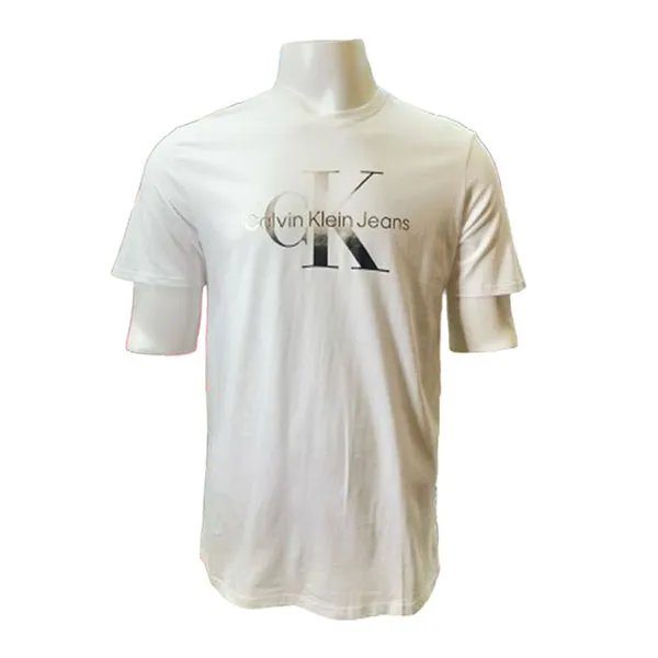 Áo Thun Nam Calvin Klein CK Tshirt SP40591808 - GC05 Màu Trắng L - Thời trang - Vua Hàng Hiệu