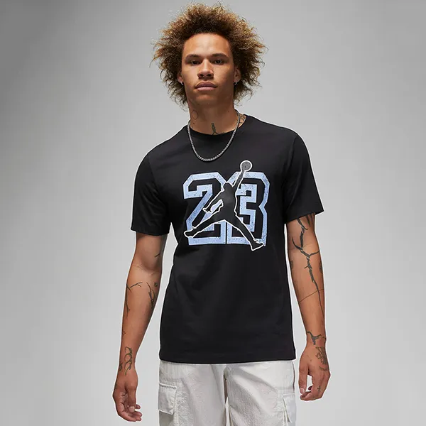 Áo Thun Nam Nike Jordan Flight Essentials FB7394-010 Tshirt Màu Đen Size M - Thời trang - Vua Hàng Hiệu