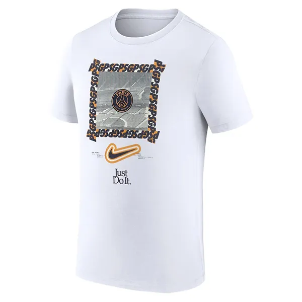 Áo Thun Nam Nike Paris Saint-Germain DNA T-Shirt Màu Trắng Size M - Thời trang - Vua Hàng Hiệu