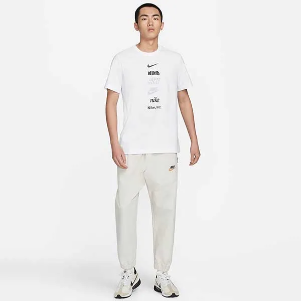 Áo Thun Nam Nike Sportswear Men's Tshirt DZ2876-100 Màu Trắng Size L (Form Á)