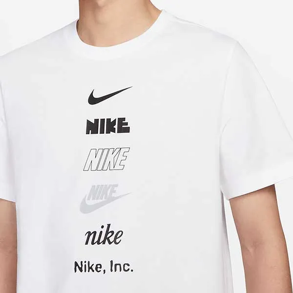Áo Thun Nam Nike Sportswear Men's Tshirt DZ2876-100 Màu Trắng Size L (Form Á)