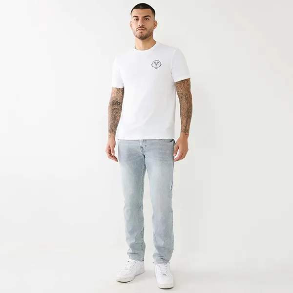 Áo Thun Nam True Religion 3D HS Buddha Logo Tee 108000 - TB01 Tshirt Màu Trắng Size M - Thời trang - Vua Hàng Hiệu