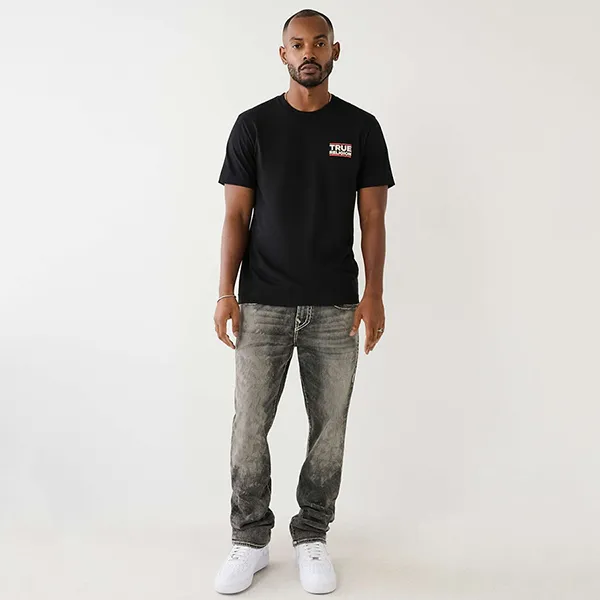Áo Thun Nam True Religion True Buddha Tee 107813 - TB01 Tshirt Màu Đen Size M - Thời trang - Vua Hàng Hiệu