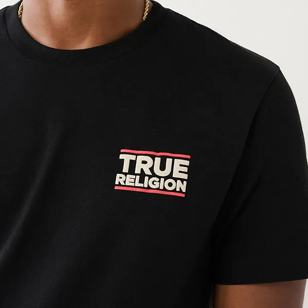 Áo Thun Nam True Religion True Buddha Tee 107813 - TB01 Tshirt Màu Đen Size M - Thời trang - Vua Hàng Hiệu