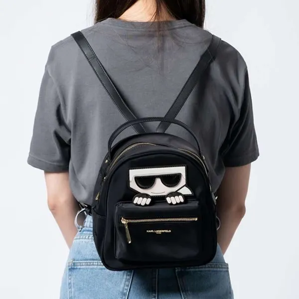 Balo Karl Lagerfeld Paris Amour Small Backpack Màu Đen