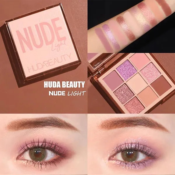 Bảng Phấn Mắt Huda Beauty Obsessions Eyeshadow Palette Nude Light - Trang điểm - Vua Hàng Hiệu