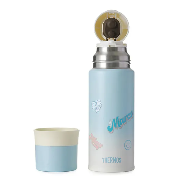 Bình Nước Giữ Nhiệt 13 De Marzo Bear Hug Insulated Cup FR24Q88110030 370ml Màu Xanh Kèm Túi Đựng - Cốc - Vua Hàng Hiệu