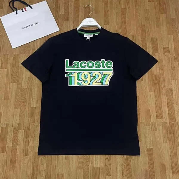 Bộ Quần Áo Cộc Tay Nam Lacoste Abysm 1927 Graphic Màu Xanh Navy Size 5