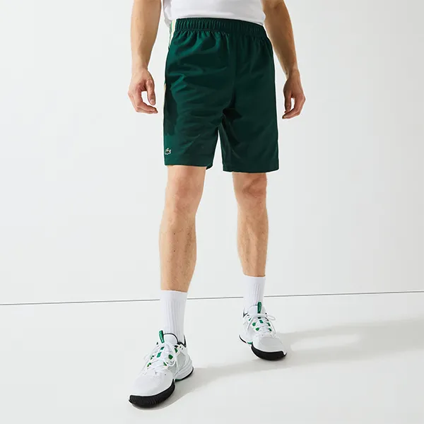 Bộ Quần Áo Cộc Tay Nam Lacoste Sport Seamless Open Collar Jacquard DH6441-GY1 GH6908-117 Màu Xanh Lá Size 3 - Thời trang - Vua Hàng Hiệu