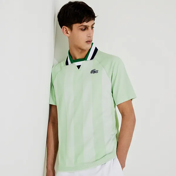 Bộ Quần Áo Cộc Tay Nam Lacoste Sport Seamless Open Collar Jacquard DH6441-GY1 GH6908-117 Màu Xanh Lá Size 3 - Thời trang - Vua Hàng Hiệu