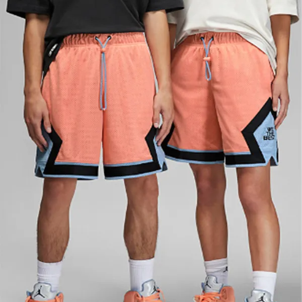 Bộ Quần Áo Cộc Tay Nam Nike Air Jordan DJ Khaled DV7489-030 DV7491-693 Màu Trắng Cam Size S