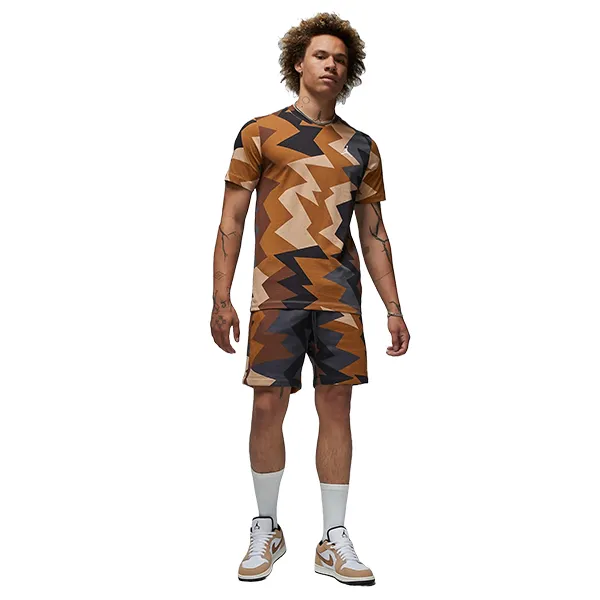 Bộ Quần Áo Cộc Tay Nam Nike Jordan ZicZac Flight MVP Màu Nâu Size M - Thời trang - Vua Hàng Hiệu