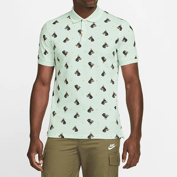 Bộ Quần Áo Cộc Tay Nam Nike Tennis Court Printed Shorts And Slim Fit Polo DQ4581/DQ4577 Màu Xanh Size M - Thời trang - Vua Hàng Hiệu
