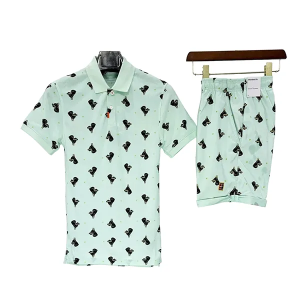 Bộ Quần Áo Cộc Tay Nam Nike Tennis Court Printed Shorts And Slim Fit Polo DQ4581/DQ4577 Màu Xanh Size M - Thời trang - Vua Hàng Hiệu