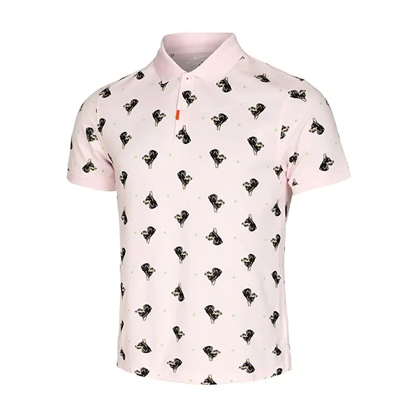 Bộ Quần Áo Cộc Tay Nam Nike Tennis Court Printed Shorts And Slim Fit Polo DQ4581/DQ4577 Màu Hồng Size M