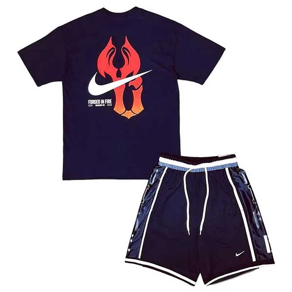 Bộ Quần Áo Cộc Tay Nam Nike x Yi Jianlian Dri-fit Màu Đen Size S - Thời trang - Vua Hàng Hiệu