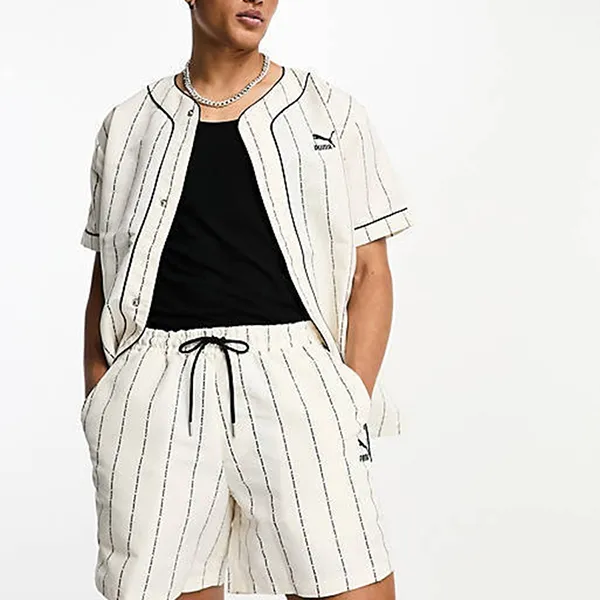 Bộ Quần Áo Cộc Tay Puma Style Co-ord Matching Màu Trắng Size S - Thời trang - Vua Hàng Hiệu